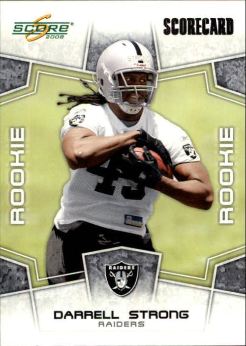 2008 Score Scorecard #432 Darrell Strong /649 - FB