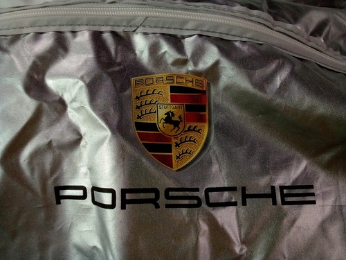 Porsche Silver Car Cover - 第 2/5 張圖片