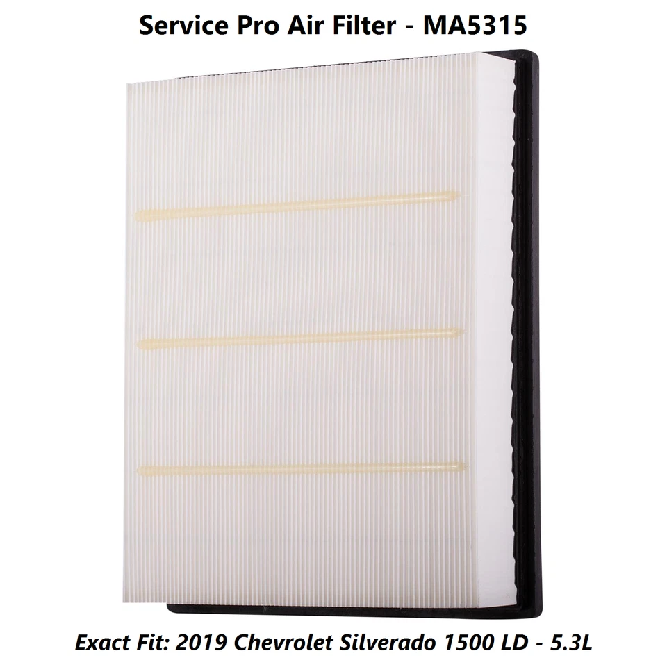 2019 Chevrolet Silverado 1500 LD 5.3L Oil, Air & Cabin Filter Kit (0W-20) Foto 4 de 4