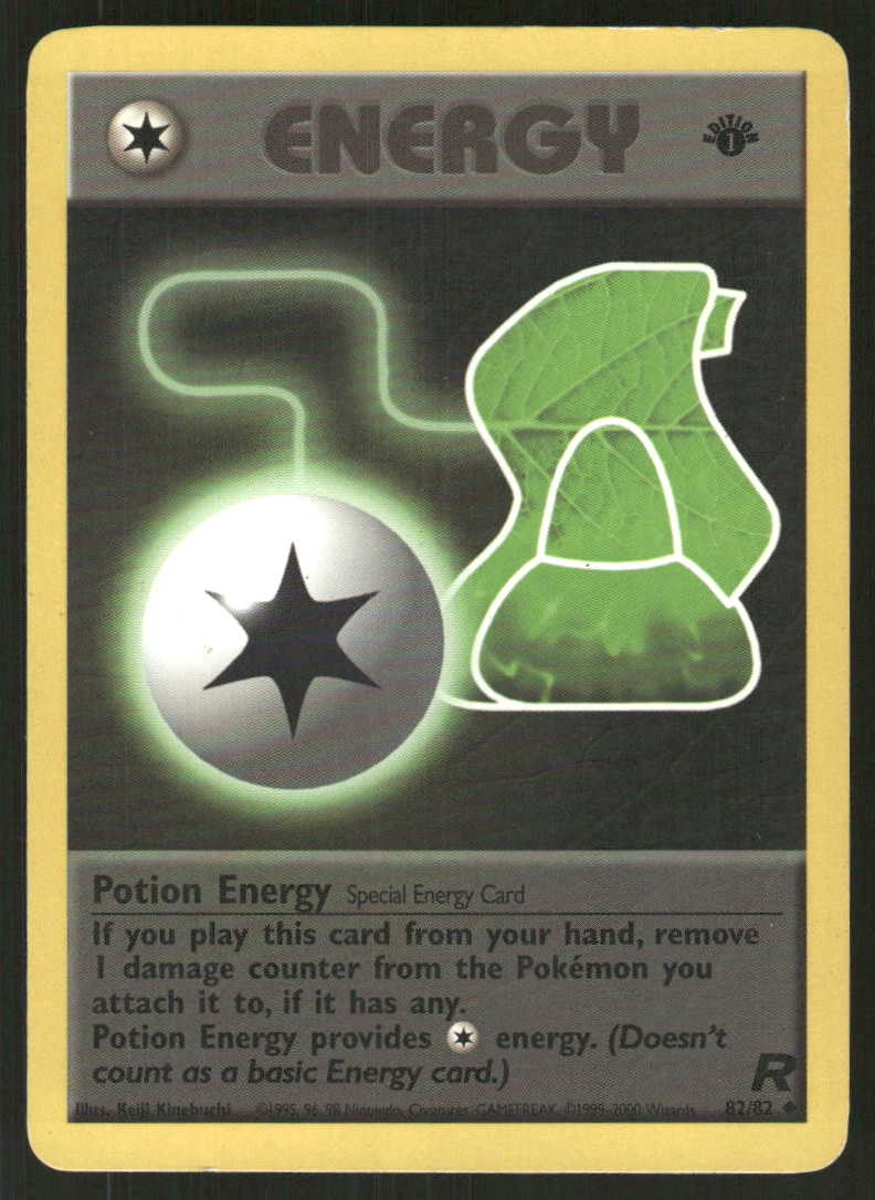 Pokemon Potion Energy Team Rocket 82/82 Unlimited UC LP
