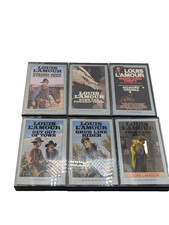 Louis L'amour Bantam Audio Book Cassette Collection Lot of 6 Tapes