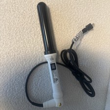 L'ange Hair Curling Wand HT015B Lange Curling Iron 1 Inch Titanium White