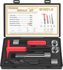 M18x1.5 Thread Repair Kit, 10 Pcs Helicoil Kit 