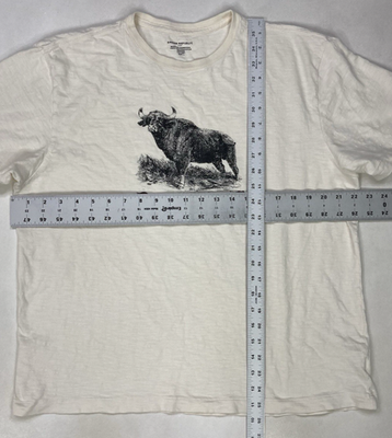 Banana Republic Travel & Safari Bull Graphic T-shirt Men Large