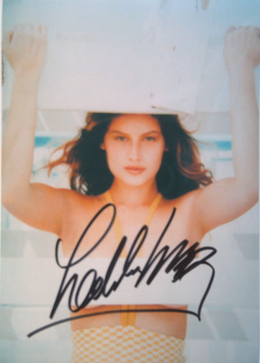Laetitia Casta  orig. Autogramm 20x30 SEXY