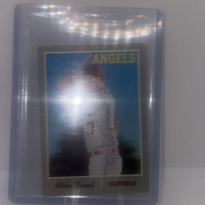 2019 Topps Heritage - Short Print Mike Trout #485 Mini /100