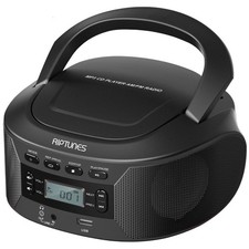 Riptunes MP3 BOOMBOX with Bluetooth Aux-in USB, Phones jack, CD NOT WORKING