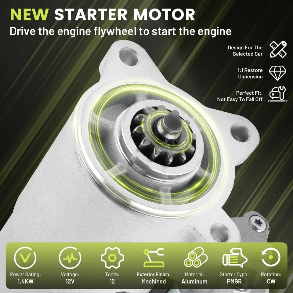 Starter For Ford F150 4.6L 5.4L 1999 2000 2001 2002 2003-2010 SFD0024 336-1937 Foto 4 de 4