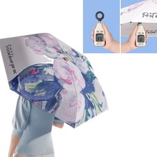 Outdoor Convinient Six Folding Umbrella Women Portable Sun Umbrella Anti UV Stor