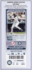 Aaron Judge HR#36 ALL RISE 7/22/2017 Mariners Yankees Full Ticket 1977 CAMERON