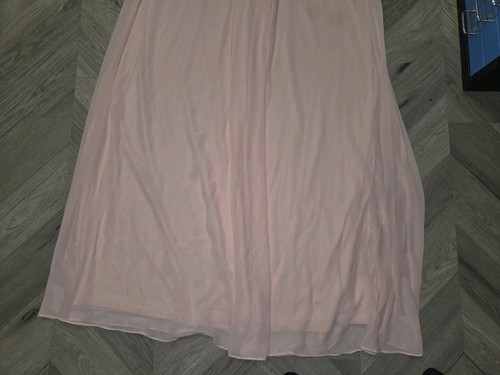 Ever Pretty Beautiful Pink Chiffon 1 Strap Bridesmade/Prom Maxi Dress Size 26 - Imagen 4 de 14