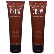American Crew Classic Light Hold Styling Gel 250ml / 8.45fl.oz. Pack of 2 
