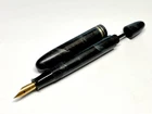 cigar type made lacquer ebonite fountain pen matte finish No leaks 12cm