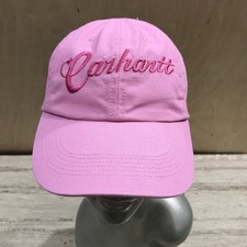 Carhartt Hat Cap Strap Back Child One Size Pink Cotton Youth Kids
