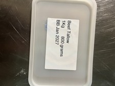 1.2 litre Beef Tallow Organic Grass Fed Beef . The Healthy Choice