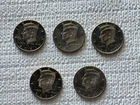2001S-2006S Kennedy Half Dollar Proof 5 Coins Clad Lot