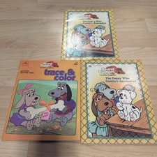Pound Puppies Lot of 3 Books. One Is Coloring Book