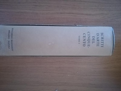 Scritti d'arte del Cinquecento tomo I e III   AA.VV   Riccardo Ricciardi   1977