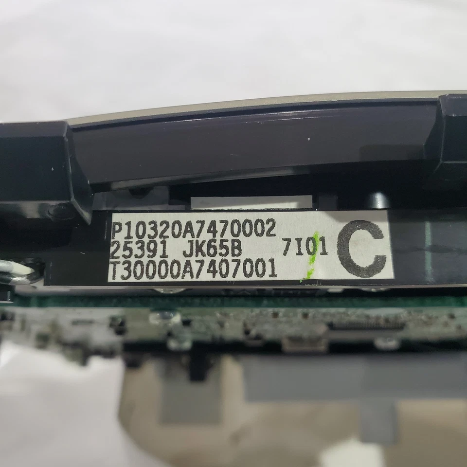 2008-2014 Infiniti G37 Dash Navi Radio Clock & Climate Control Faceplate Panel - Image 4 of 4