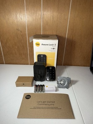 Yale Assure Lock 2 Touch Fingerprint Keypad Deadbolt Smart Door Lock With Wi-fi