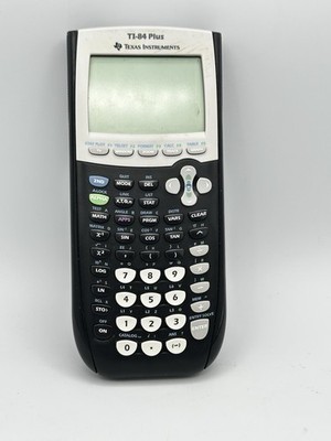 Texas Instruments TI-84 Plus Graphing Calculator Tested Works w/ Cover