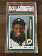 PSA 10 Ken Griffey Jr. Rookie Set - U.D., Bowman, Fleer, Donruss, Score, Topps