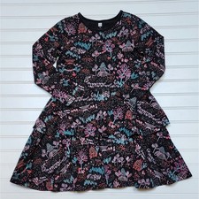 Tea Collection Girls Majestic Pagodas Tiered Peplum Dress