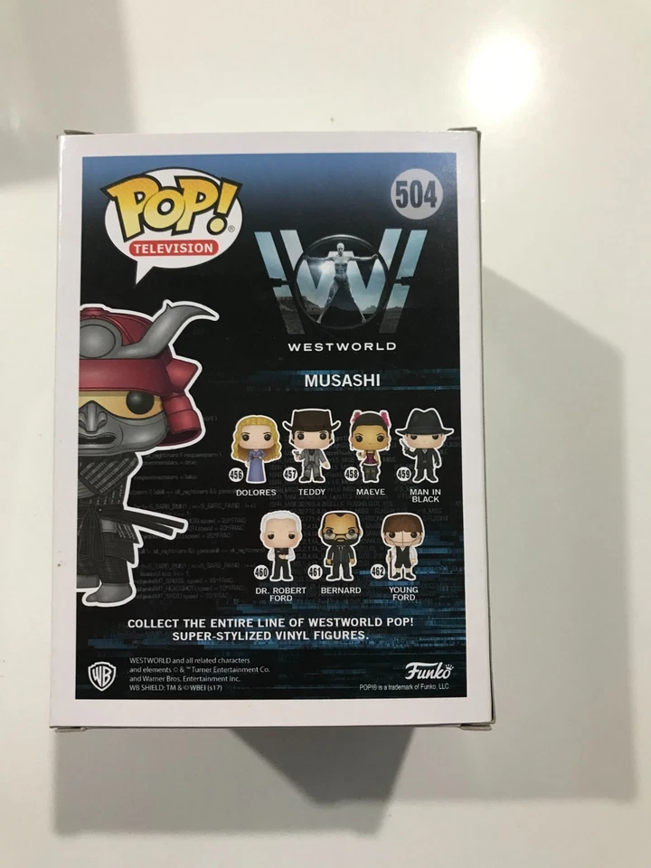 Pop Vinyl Figure - Pop Television -Westworld -Musashi - #504 - image 3 of 4