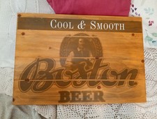 Boston Beer Wooden Advertising Sign Vintage Style , Very Rare