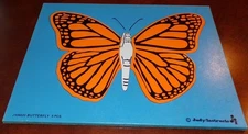 Vintage Judy Instructo Butterfly 5 Pcs. Wood Puzzle J506020 Made USA