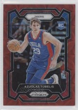 2023-24 Panini Prizm Choice Red Prizm 16/88 Azuolas Tubelis #283 14t3