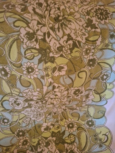 VTG Martex Bath Towel & Hand Towel Set Green Floral West Point Pepperell - Picture 2 of 5
