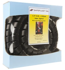 2" OD Yellow Spiral Hose & Cable Protector, 10' Pre-Cut Wrap