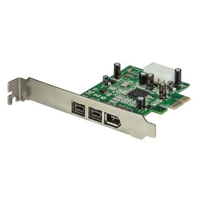 StarTech PEX1394B3 3-Port 1394 PCI Express FireWire Card Adapter