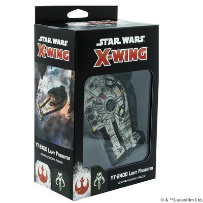 Star Wars X-Wing 2nd Edition Miniatures Game YT-2400 Light Freighter EXPANSIO...