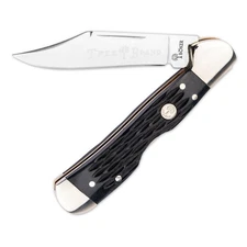 BOKER® Treebrand Copperhead Backlock Black Classic Pocket Knife 2.63" D2 Blade