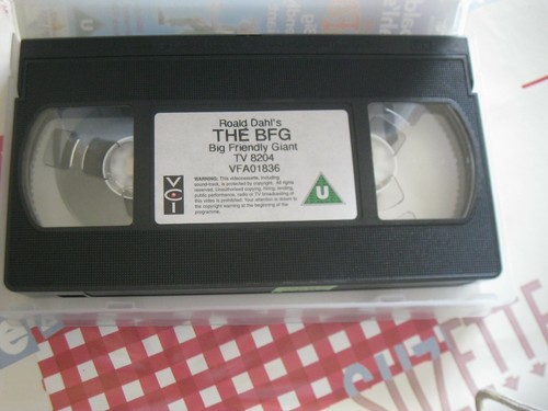 Roald Dahl's The BFG animated film VHS cassette - Picture 4 of 4