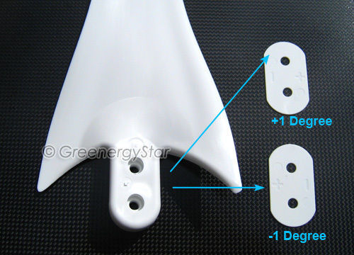 51" Diameter 3 Pcs Wind turbine blades for Wind generator Air X 403 303 Apollo w - Photo 4/5