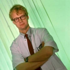 Actor Rob Van Hulst At Dutch Tv Show Medisch Centrum West Historic Old Photo 3