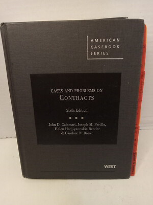 Cases and Problems on Contracts 6th Edition Maritime Admiralty Contract Law