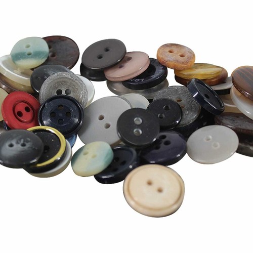 Bulk Lot Bag of Buttons Job Lot Assorted Colours Shapes Sizes Small Large Sewing - Picture 22 of 22
