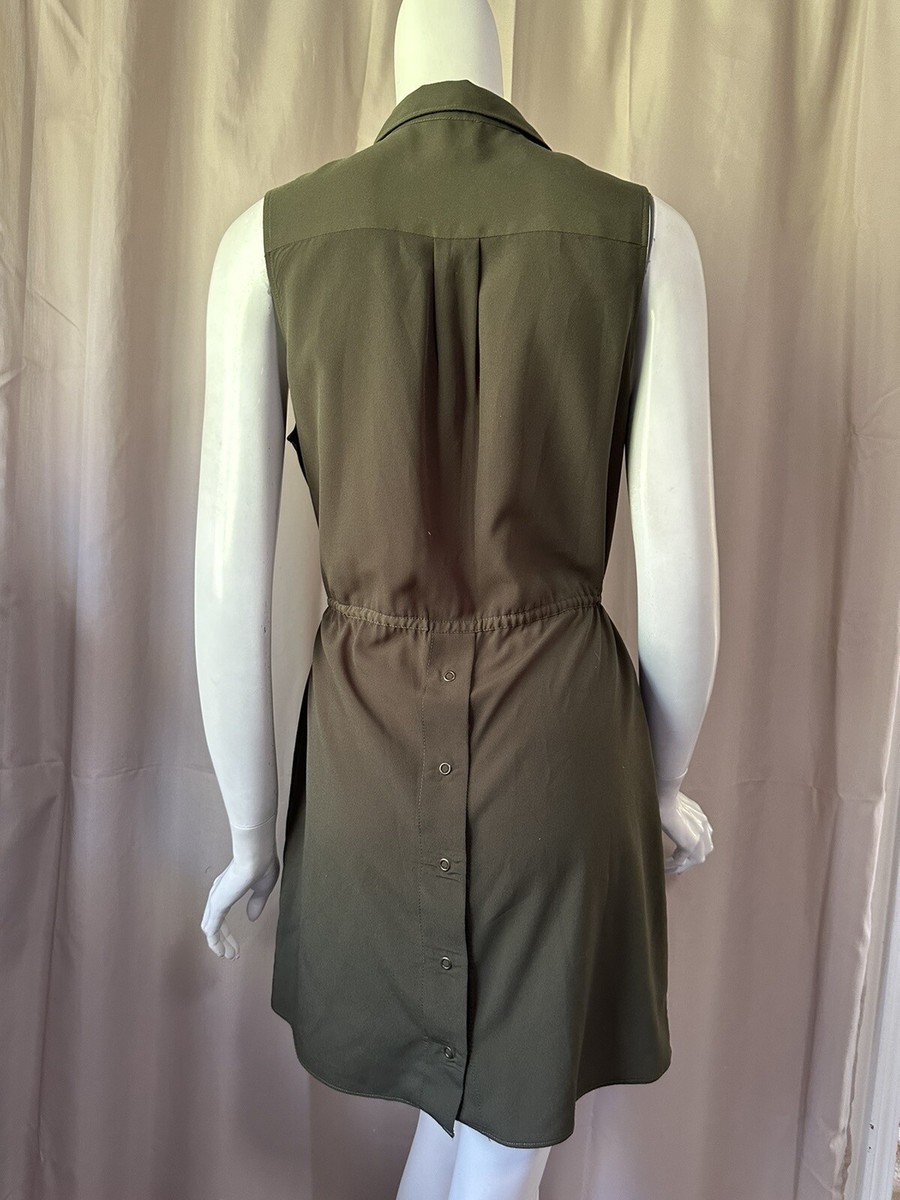 Haute Hippie Women Green Olive Sleeveless Dress size S Excellent | eBay Haute Hippie Women Green Olive Sleeveless Dress size S Excellent | eBay