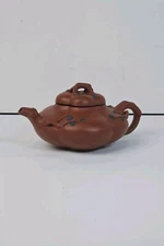 Vintage 1997 Joyce Chen Chinese Yingko Hand Painted Mini Ceramic Pumpkin Teapot