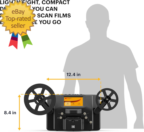REELS 8Mm & Super 8 Films Digitizer Converter with Big 5” Screen Scanner Convert - Picture 5 of 10