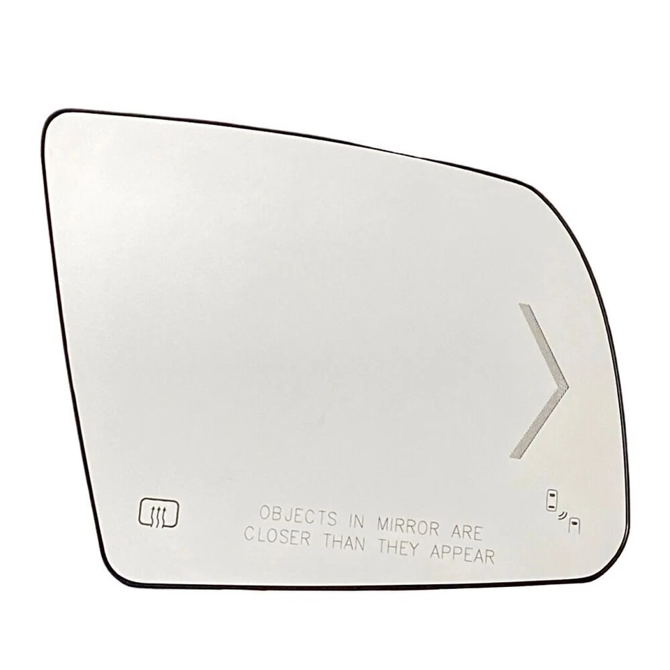 For TOYOTA TUNDRA 2014-2017 Passenger Side Heated BSM Enabled Mirror Glass Foto 3 de 4