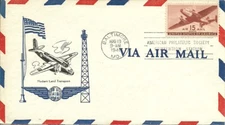 FDC C28 - 15¢ Plane - 8/19/1941 - Baltimore, MD - Cachet Craft