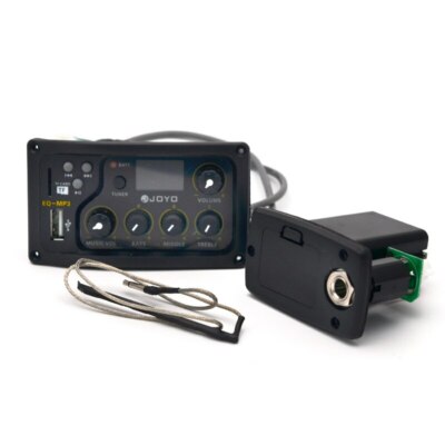 for  JOYO Acoustic Guitar Pickups 3-Bands LCD Digital EQ Tuner Preamp Piezo