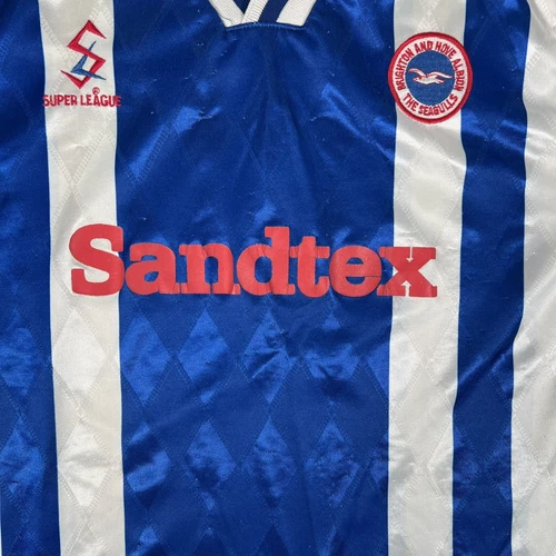 Rare Original Brighton 1997/1998/1999 Home Football Shirt Mens Small