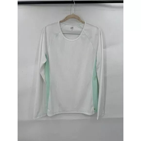 alo-yoga long sleeve coolfit athletic workout shirt