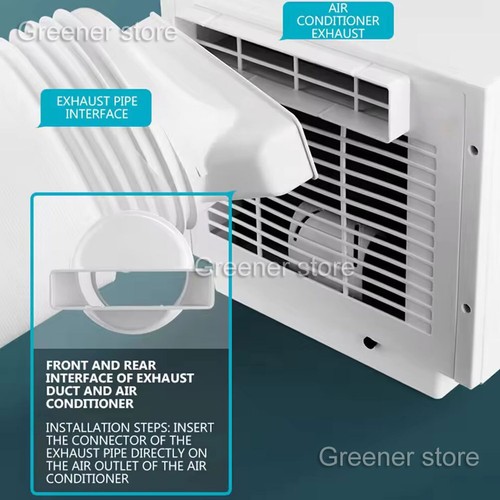 5000 BTU Portable Air Conditioner w/ Remote Control Outdoor Camping RVs Home Use - Picture 9 of 16
